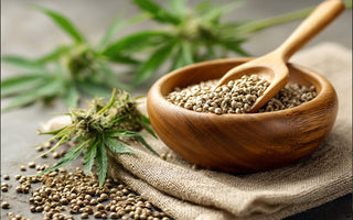 Full-spectrum CBD oil for pain relief with hemp seeds and THC India – natural solution for muscle and joint pain.