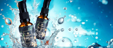 Herbal pain relief oil for joint and muscle pain with hemp seeds and advanced herbal oil.